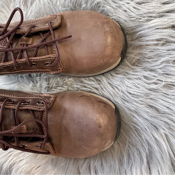 Red Wing Work Shoes Women’s Size 7.5 Brown steel toe - Picture 2 of 7